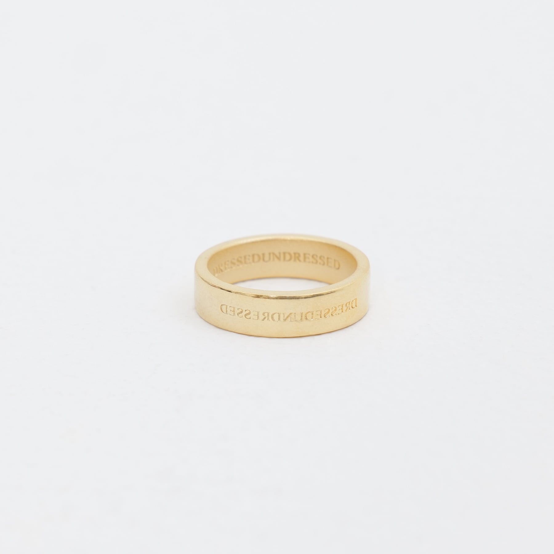 Gold Polished Logo Ring