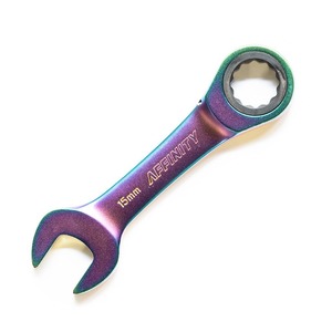 AFFINITY CYCLES 15mm racheting wrench (oil slick/short)