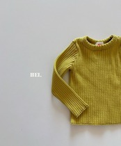 韓国子供服 / 26Autumn / 〖取寄〗Hei / もちもちTシャツ / キッズ服 / カラフル服 / 秋服 *XS~XL*