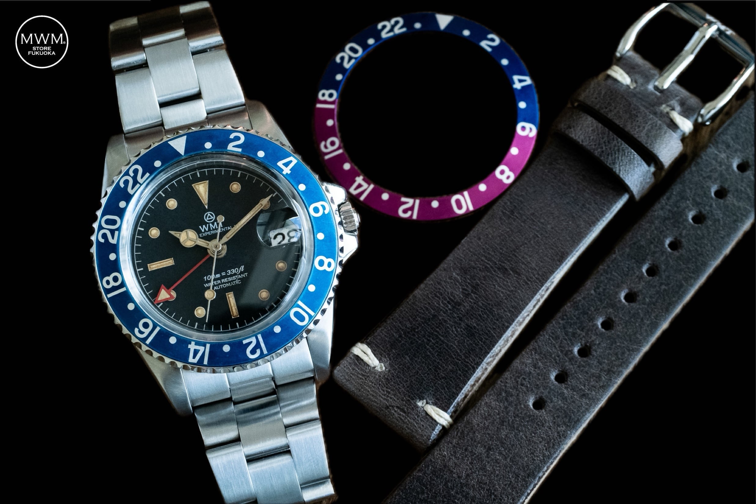 WMT Sanford MKII – Interchangeable Bezel / Fuchsia & Blueberry