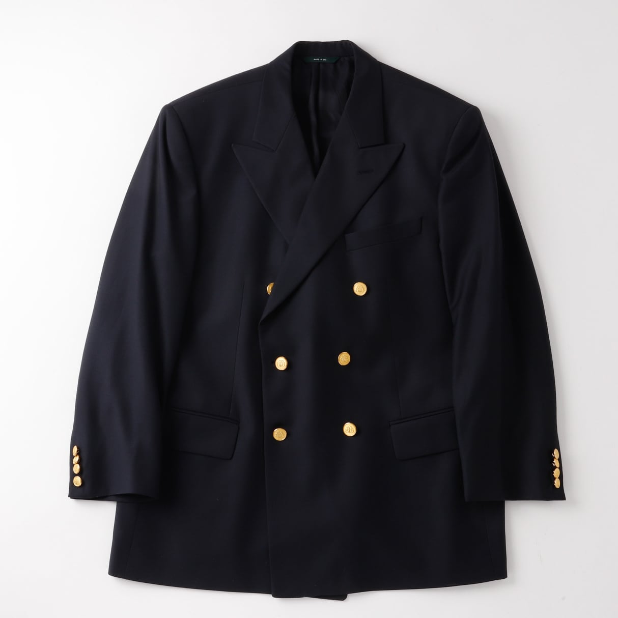 極美品】BROOKS BROTHERS Loro Piana Made in Canada wool Navy blazer