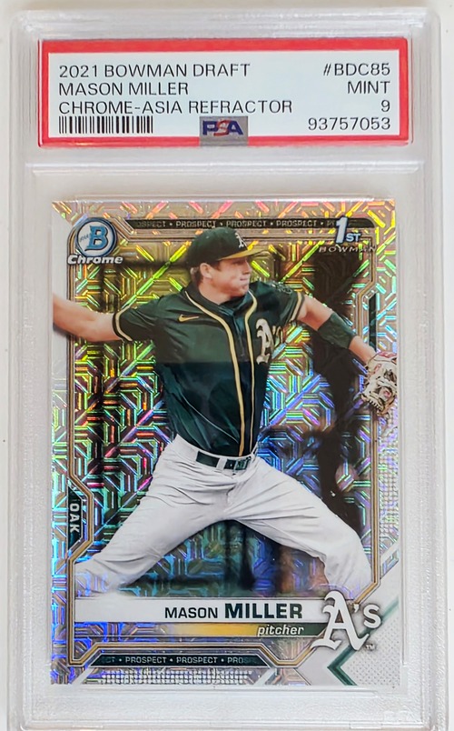 2021 Bowman Draft Mason Miller PSA 9