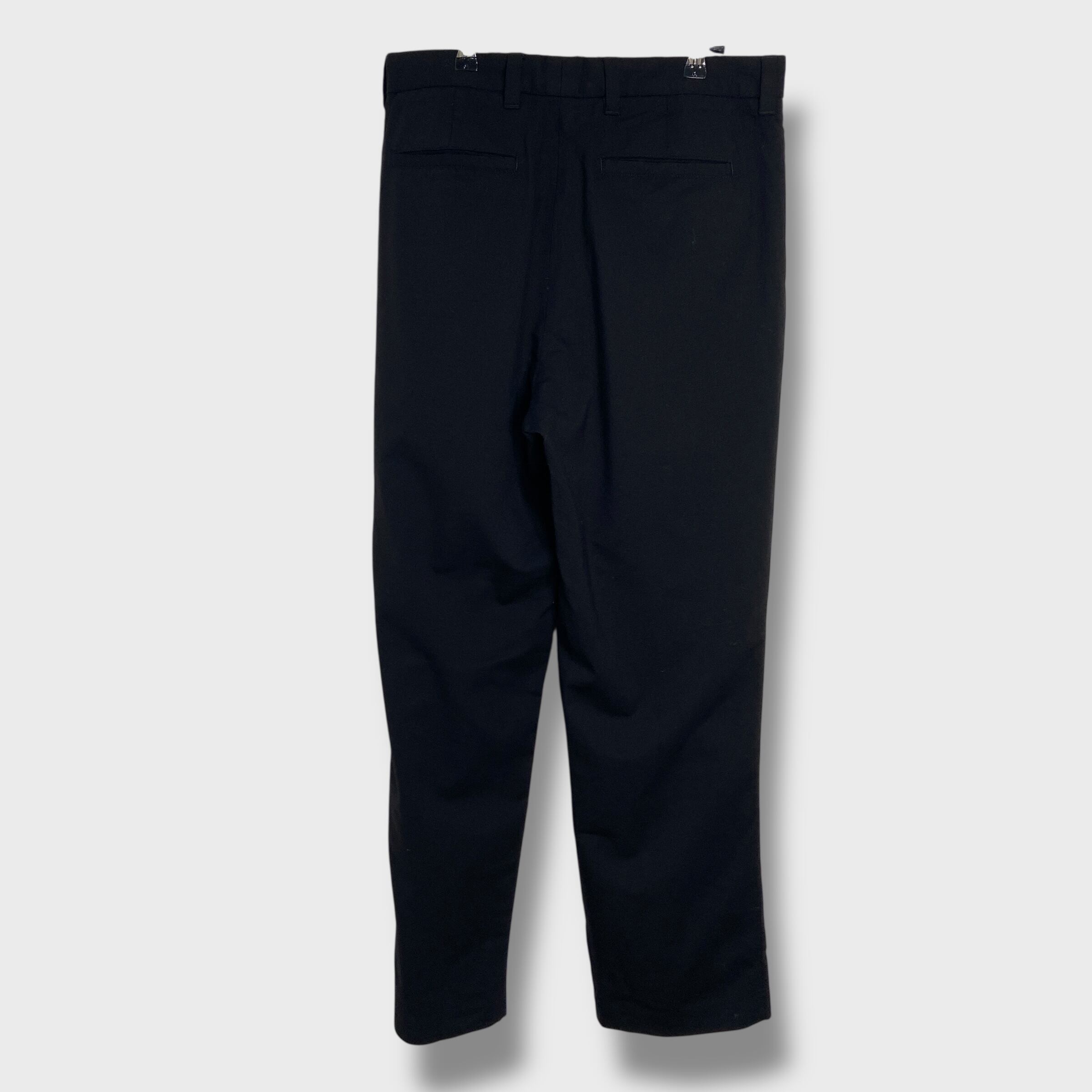 00s GAP オールドギャップ ツータックウールスラックス 黒 W33L30