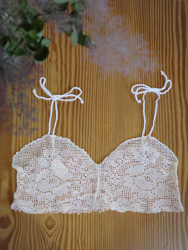 <vintage>remake lace bustier⑤