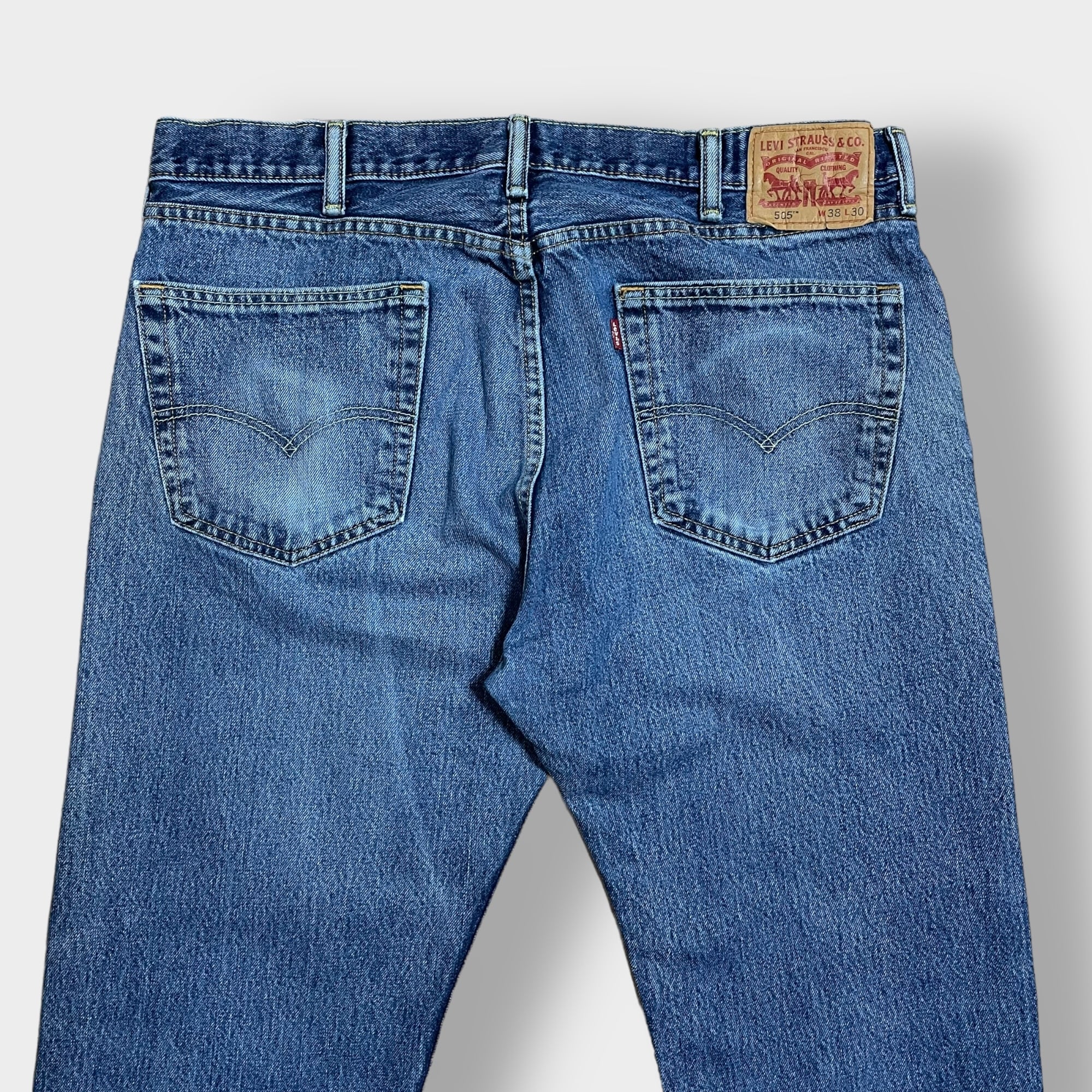 LEVI'S 505 デニム ジーンズ ジーパン W38 L30 ビッグサイズ ダボパン