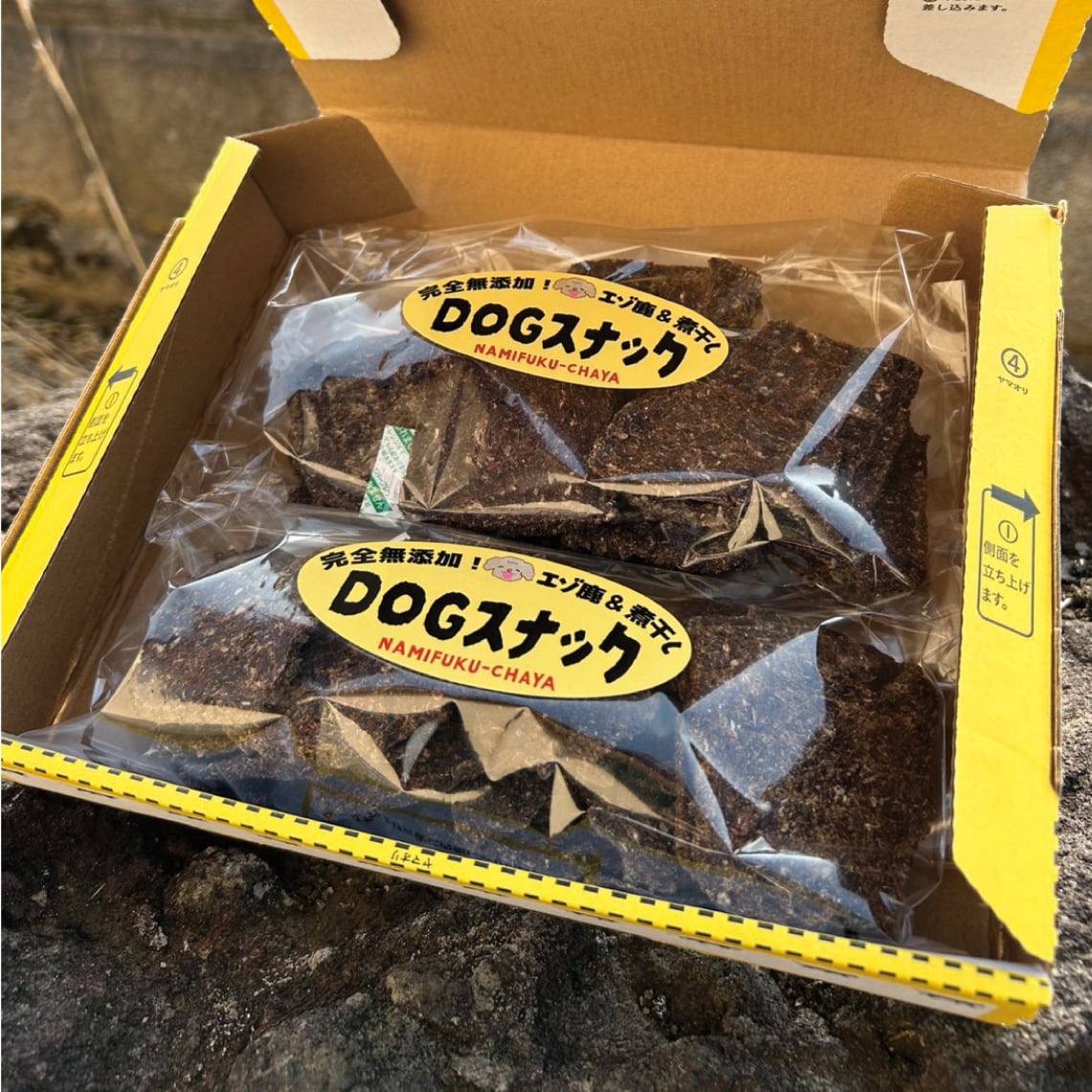 わんちゃん専用】なみ福DOGスナック エゾ鹿＆煮干し 300ℊ（150ℊ袋×2袋