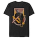 ストレンジャー・シングス Tシャツ Stranger Things Jim Hopper Portrait Graphic Tee Black Large