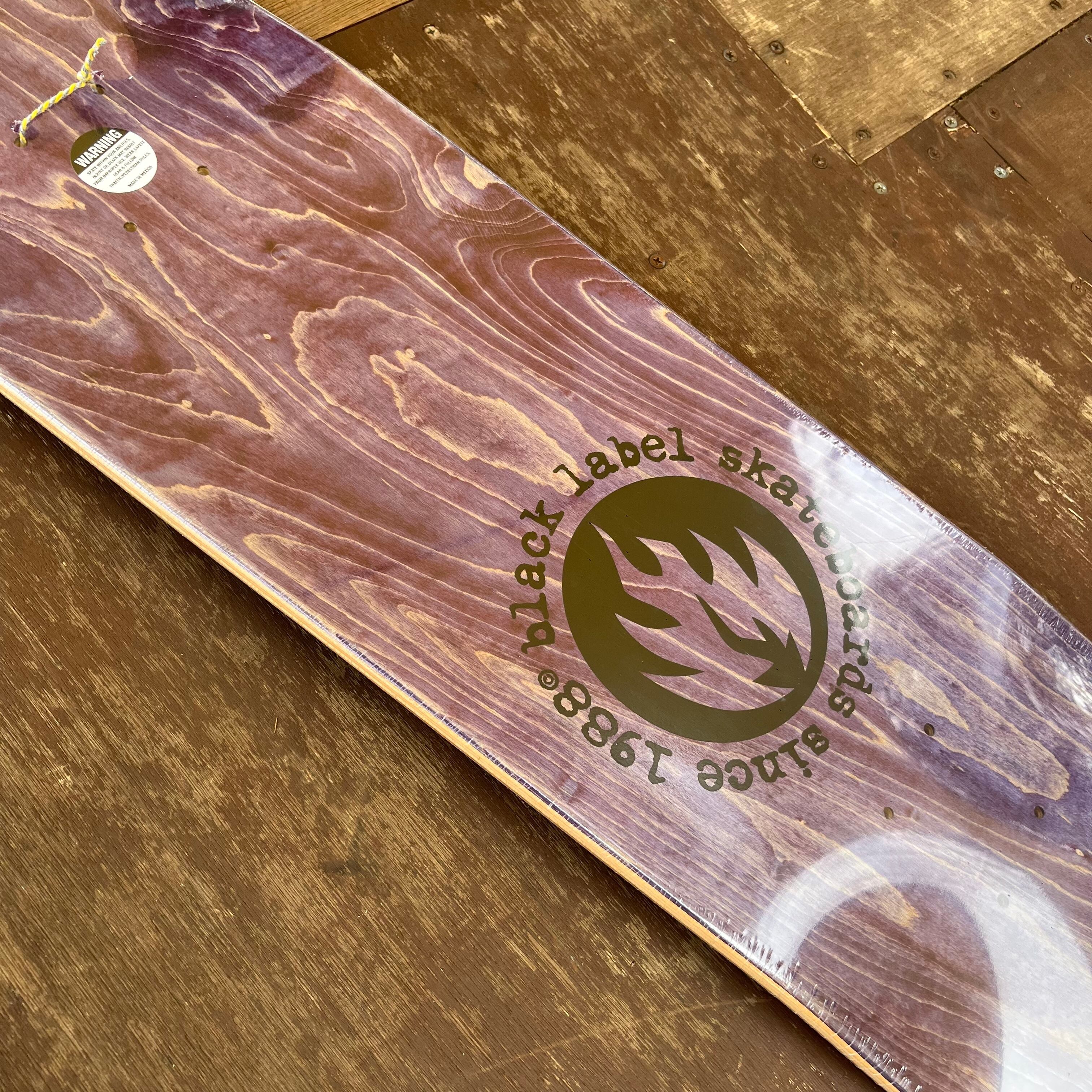 Black Label Circle Flame Deck 8.375” With Grip Tape (In Store