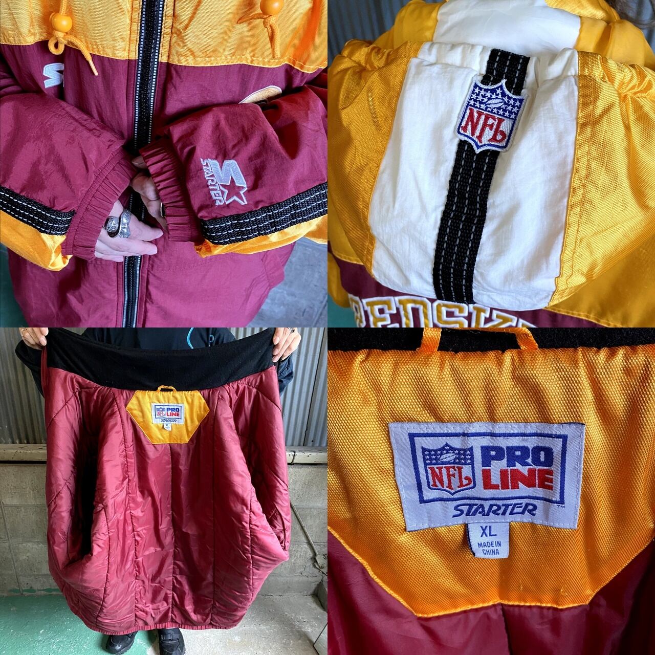 old starter スターター　ワシントン　REDSKINS  90s