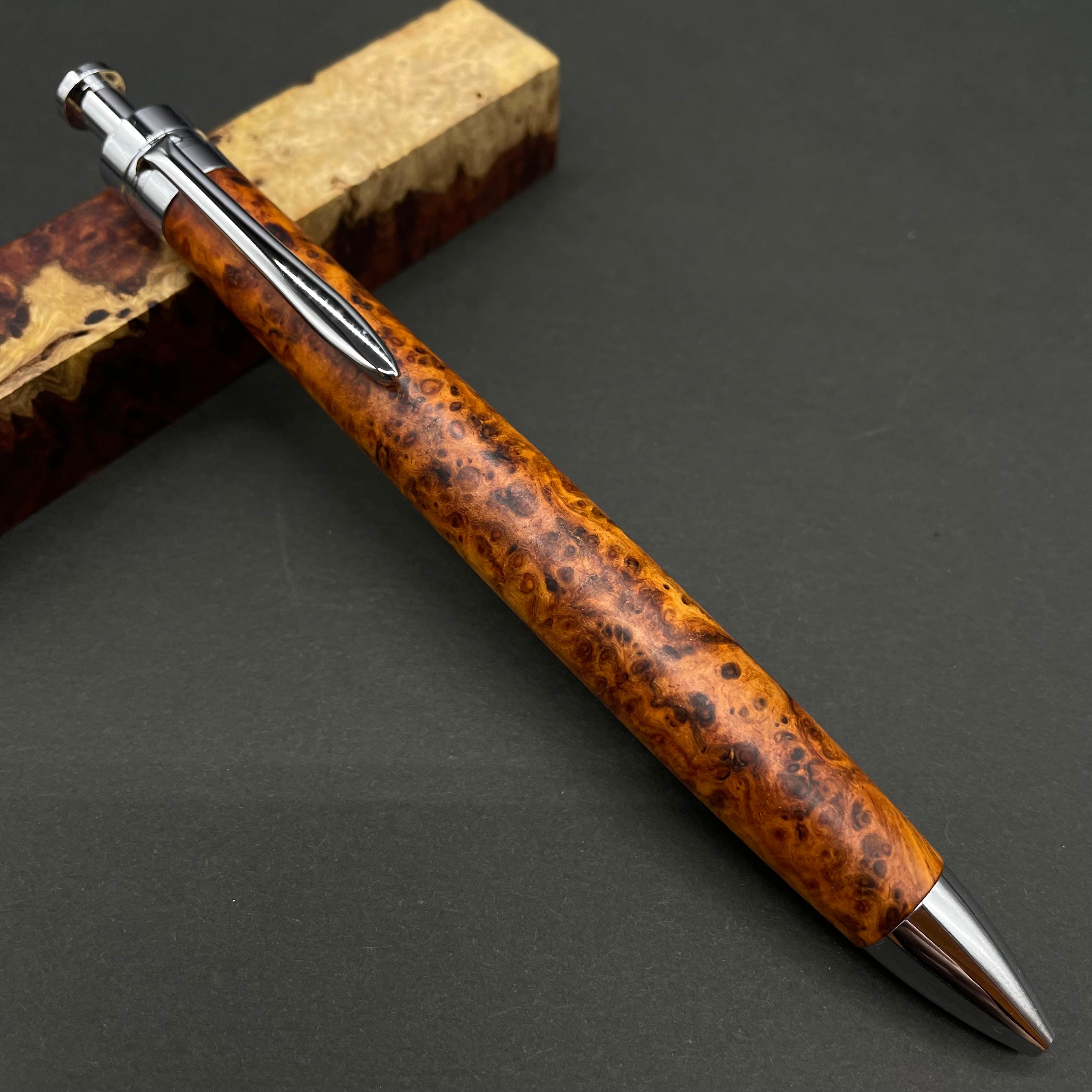 【おまけ付き】富士瘤クラフト ボールペン エボナイト 富士瘤 Craft