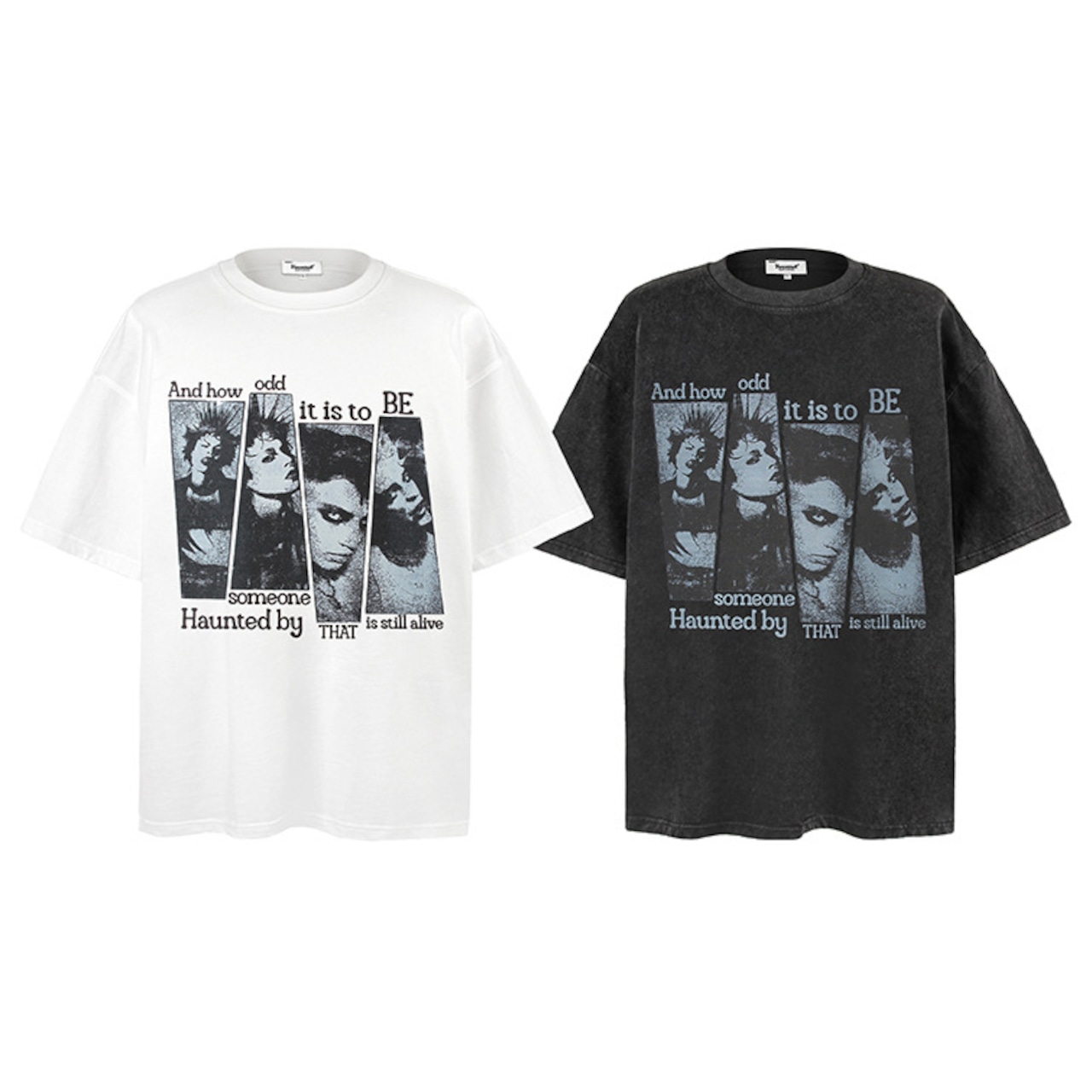 VINTAGE ストリート パンクヘッドTシャツ T2091
