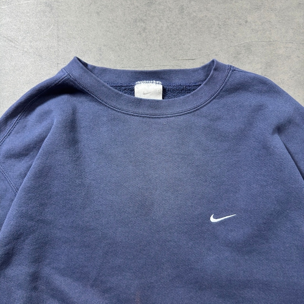 90s〜 NIKE sweatshirt solid navy "made in USA" XL - 3