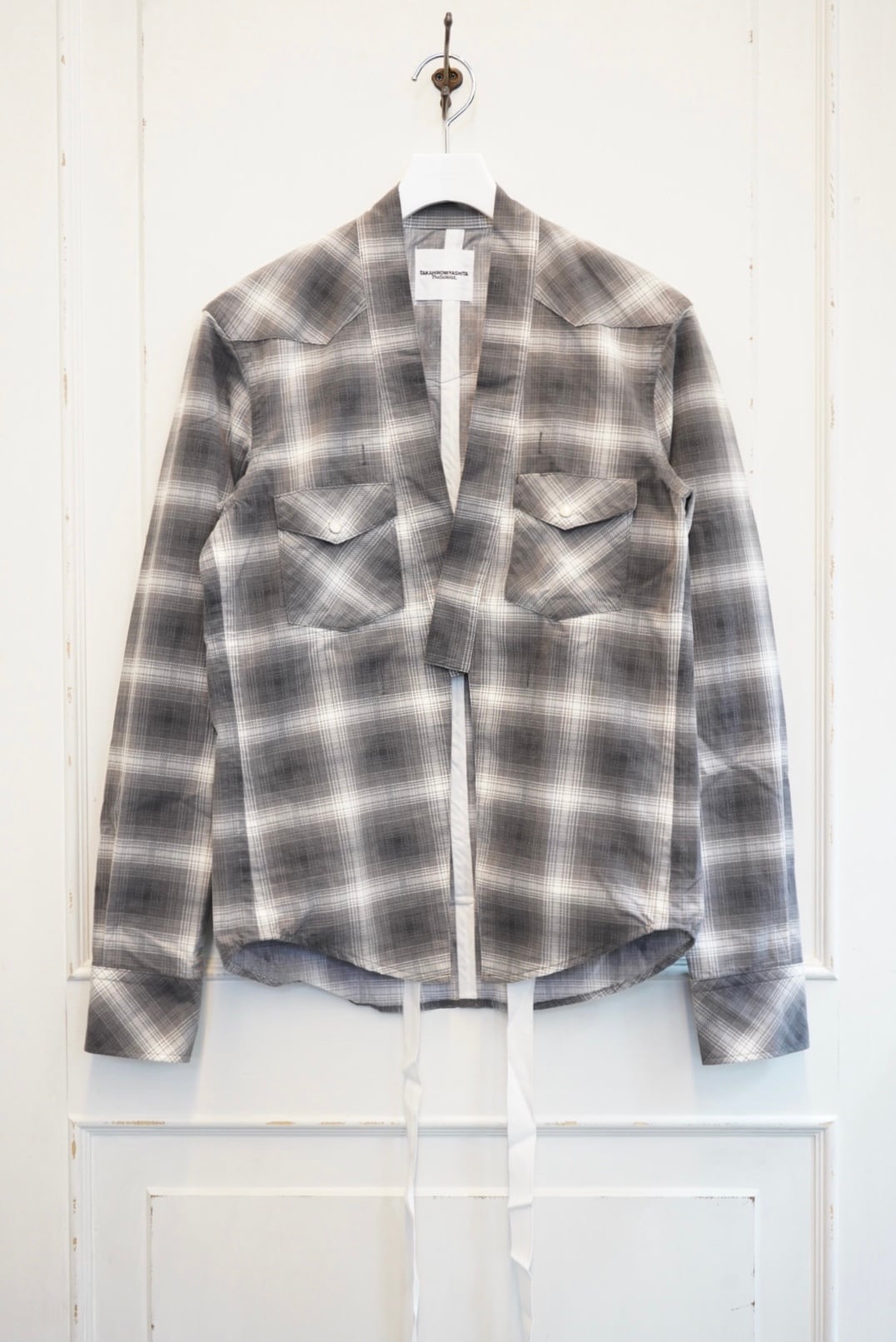 haori cowboy shirt. (OMBRE CHECK) | TAKAHIROMIYASHITATheSoloist