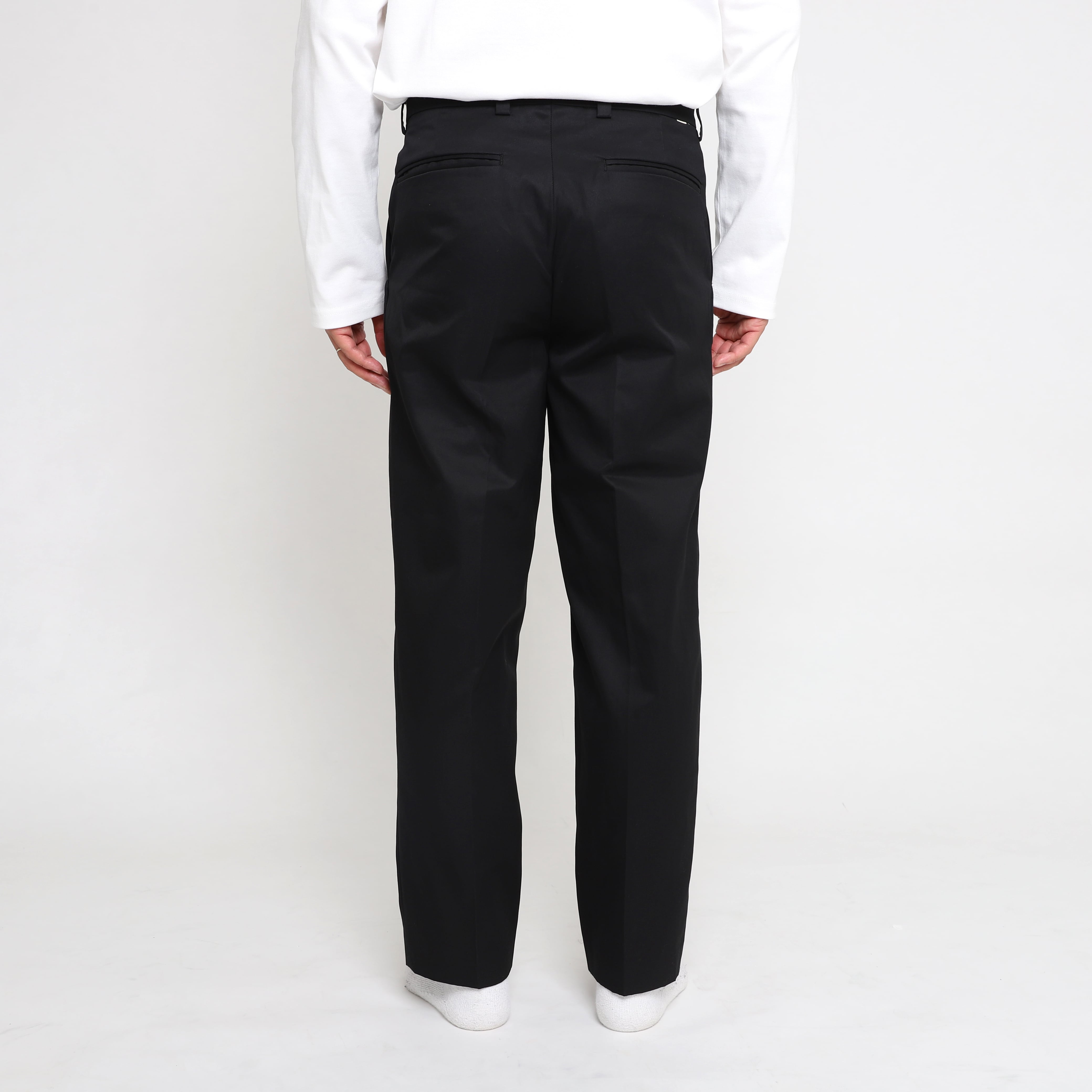 Standard Cotton Chino Trousers (black)