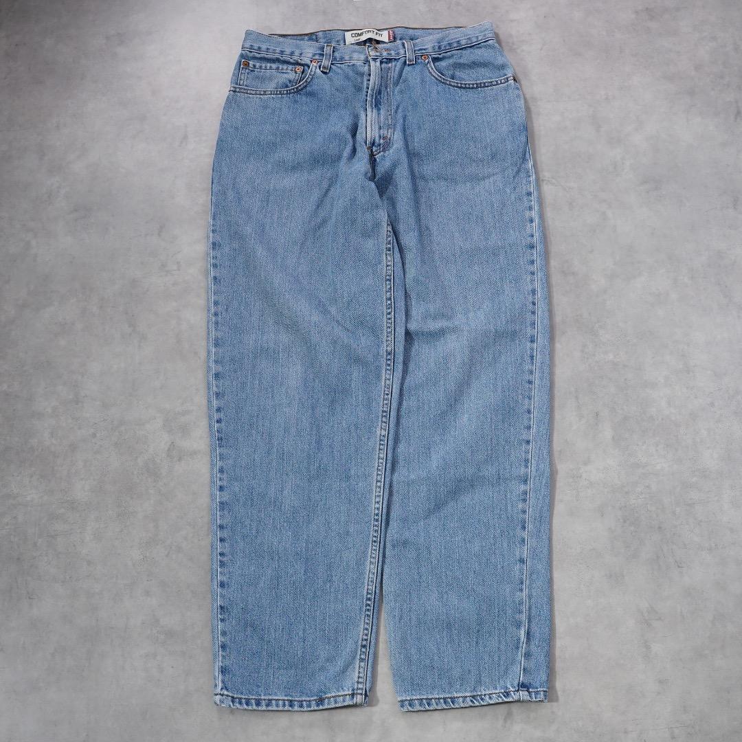 リーバイス560 Levis W34 ブルーデニム 青 00s 古着 17668