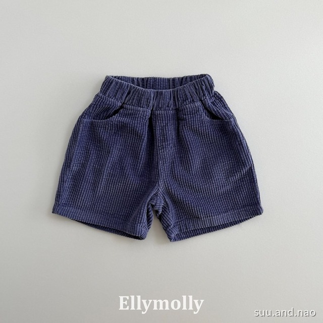 取寄:ELLYMOLLY ソーダコーデュロイハーフパンツ/Jr※送料無料