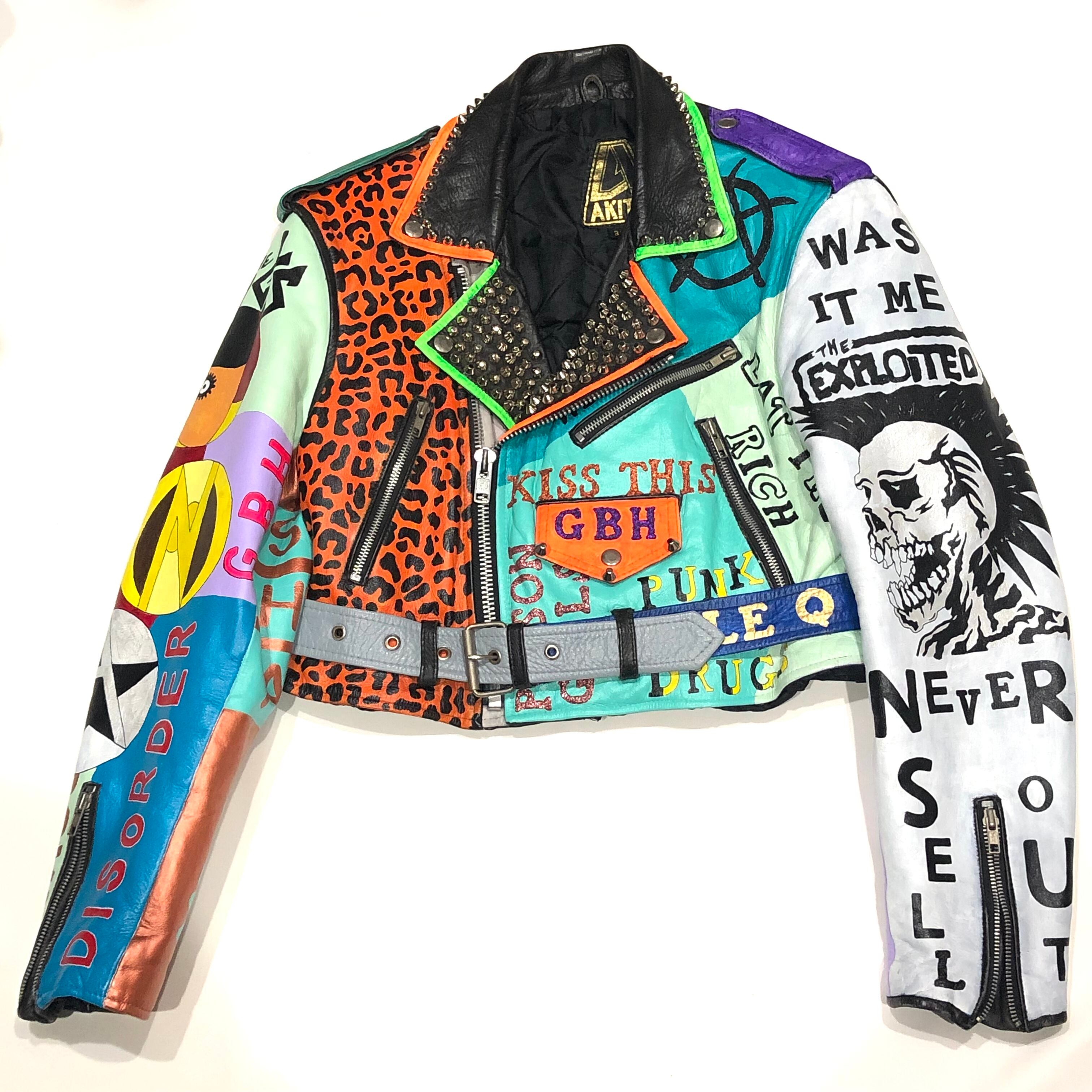 VINTAGE PUNK LEATHER JACKET SID VICIOUS（ヴィンテージ パンク