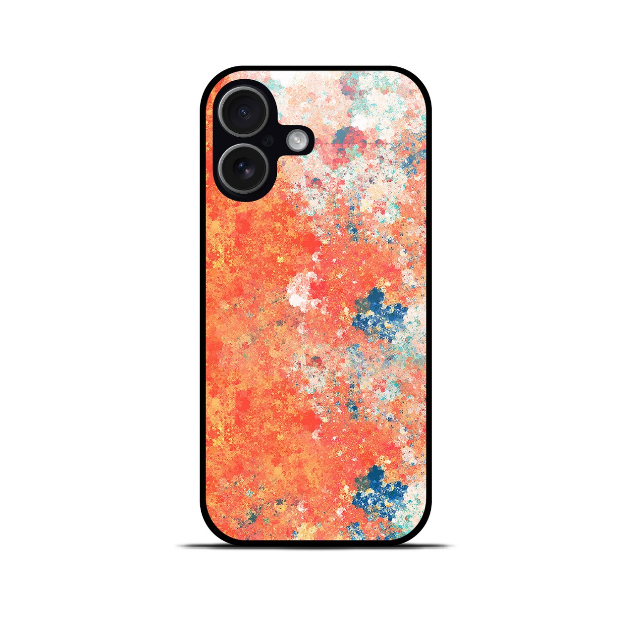 夕想 - 和風 角丸型 強化ガラスiPhoneケース