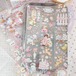 新作☆FL874｜Fairylady【贝拉的花庭春信】型抜き PETテープ 白インク