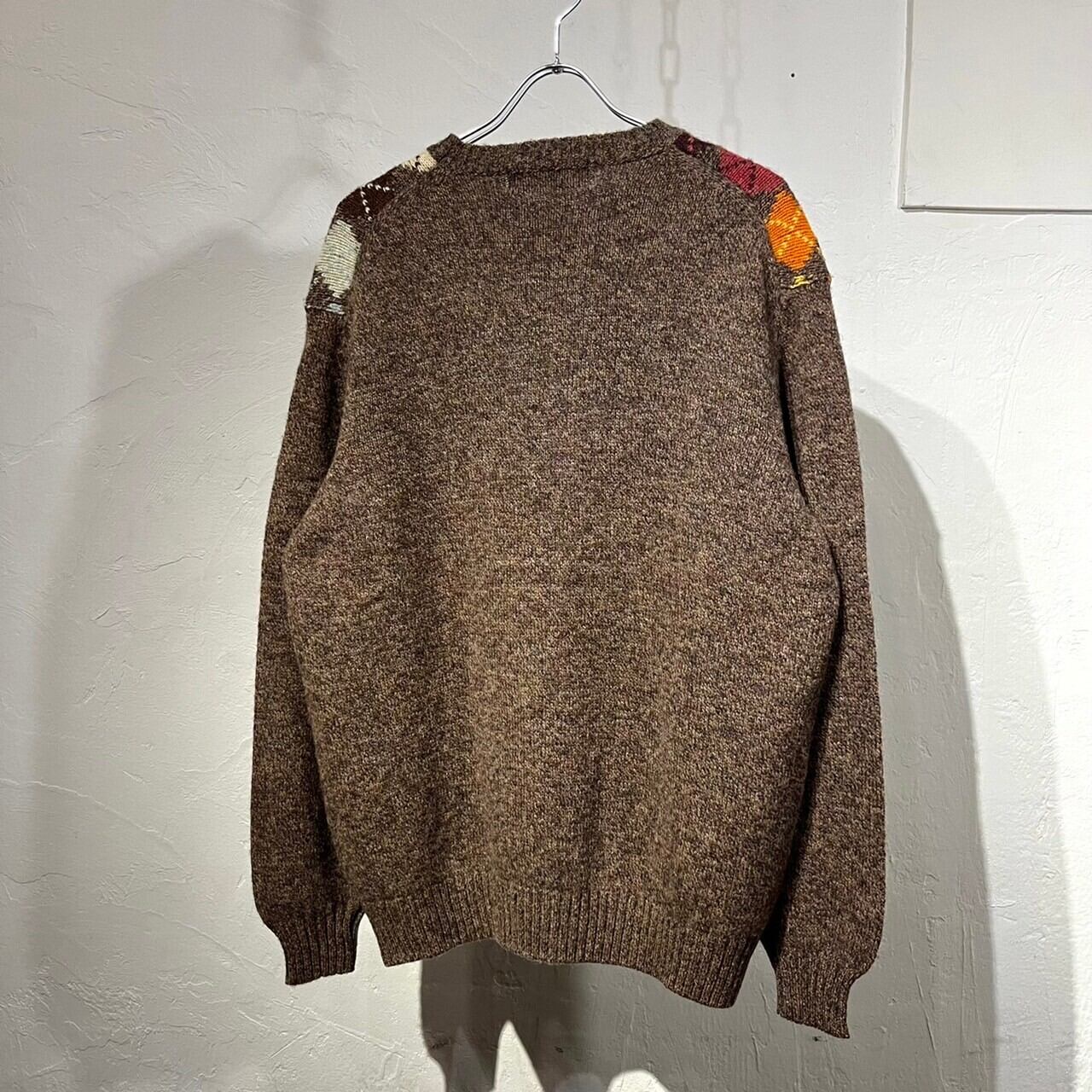 Yves Saint Laurent (イヴサンローラン)アーガイル ニット YSL Yves Saint Laurent Argyle Knit