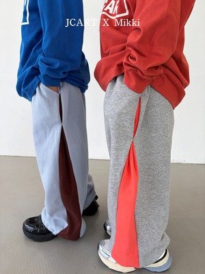 【予約】※mikki 2tone pants/kids size