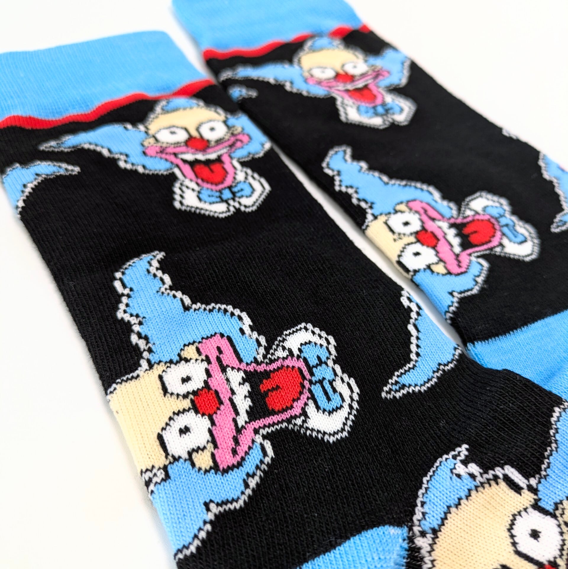 ♧【 crew socks / クルーソックス 】『 The Simpsons / シンプソンズ / クラスティー・ザ・クラウン 』 靴下 / ソックス〚アメリカン雑貨 アメトイ〛
