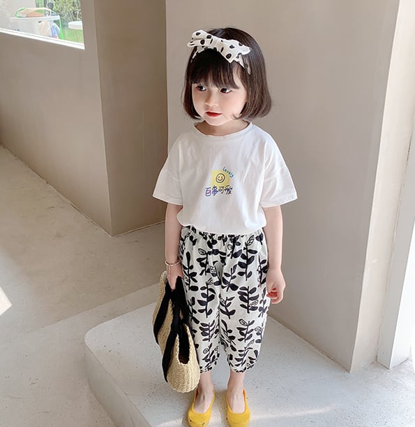 サイズ100★シンプル セットアップ 黒　モノトーン 韓国 かわいい 子供服