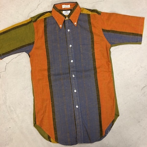 1960s AETNA S/S 3点留 STRIPE SHIRT