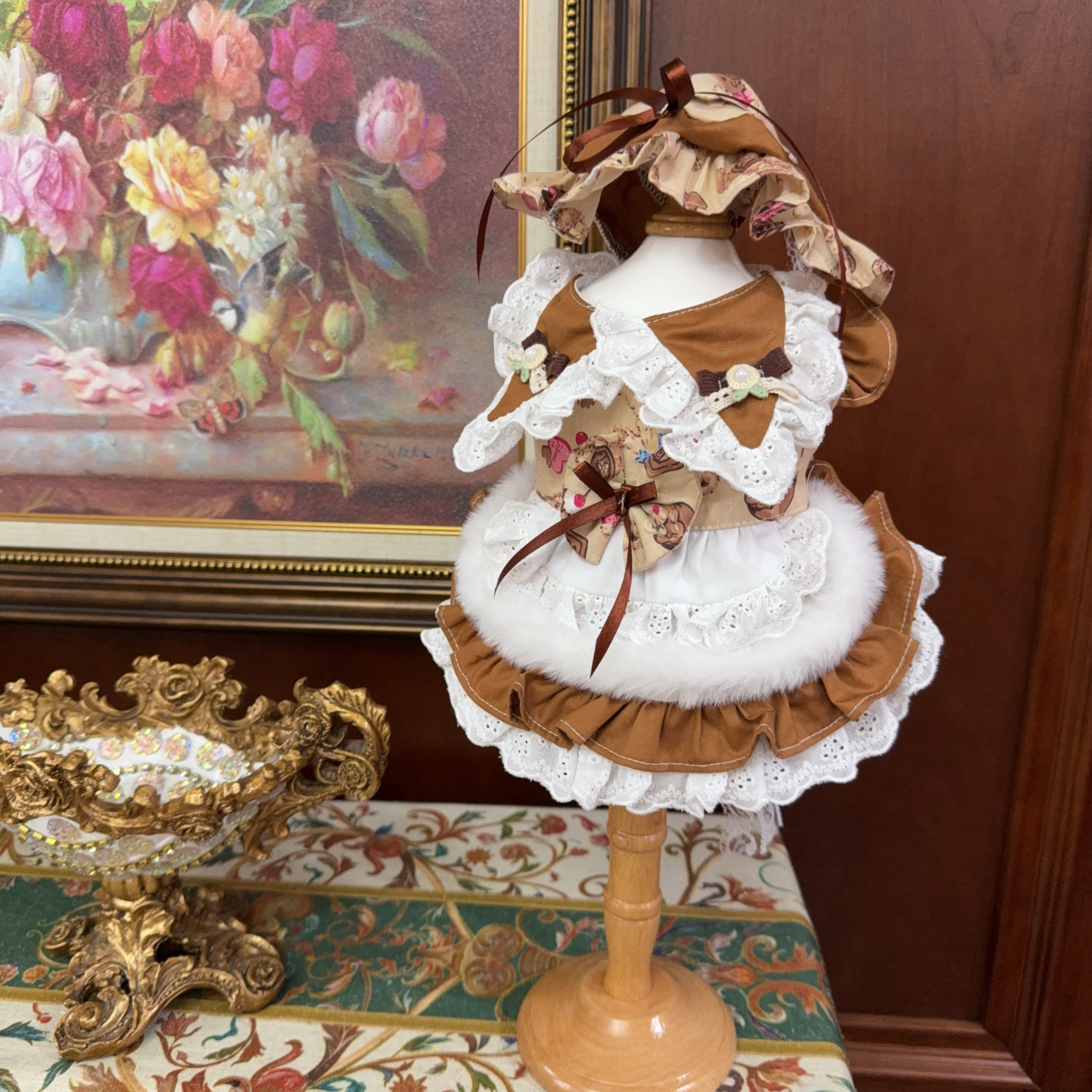 クラシカルビスクドール・キャラメルドレス 00769