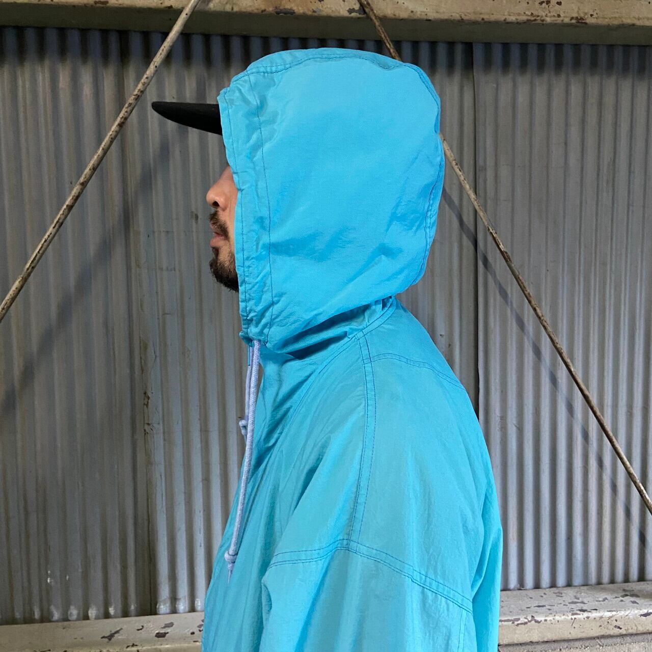 90年代 OLD GAP オールドギャップ ハイネック ナイロンパーカー 