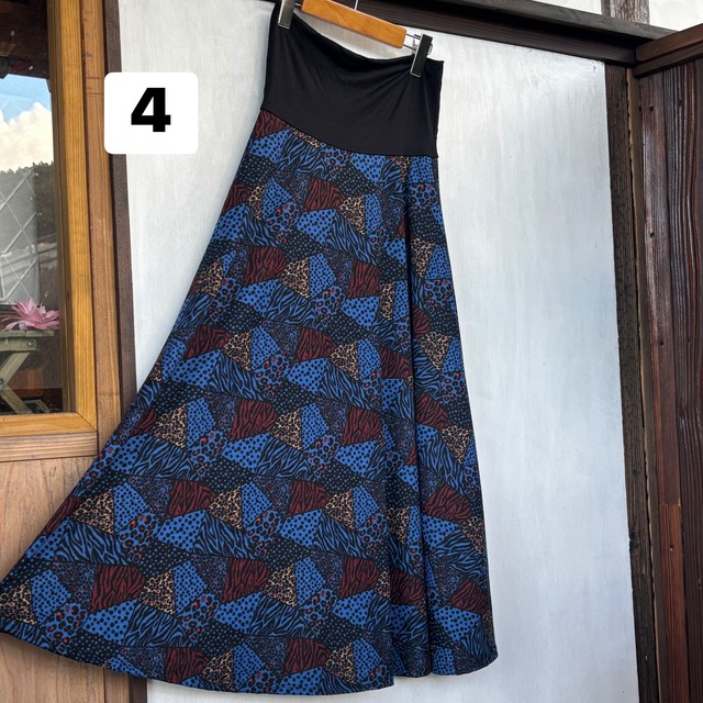 暖か美シルエットニットスカート