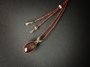 アンデシン macrame necklace