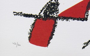 ジョアン・ミロ「Vol2 リト8」作品証明書・展示用フック・限定500部エディション付複製画リトグラフ