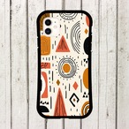 受注生産 iPhoneケース 太陽と目の魔除けシンボル｜護符柄 TALM061A