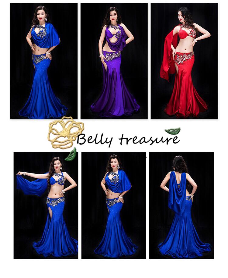 セミオーダーメイド ベリーダンス衣装 CCZWYC041 (装飾品が少し変更)