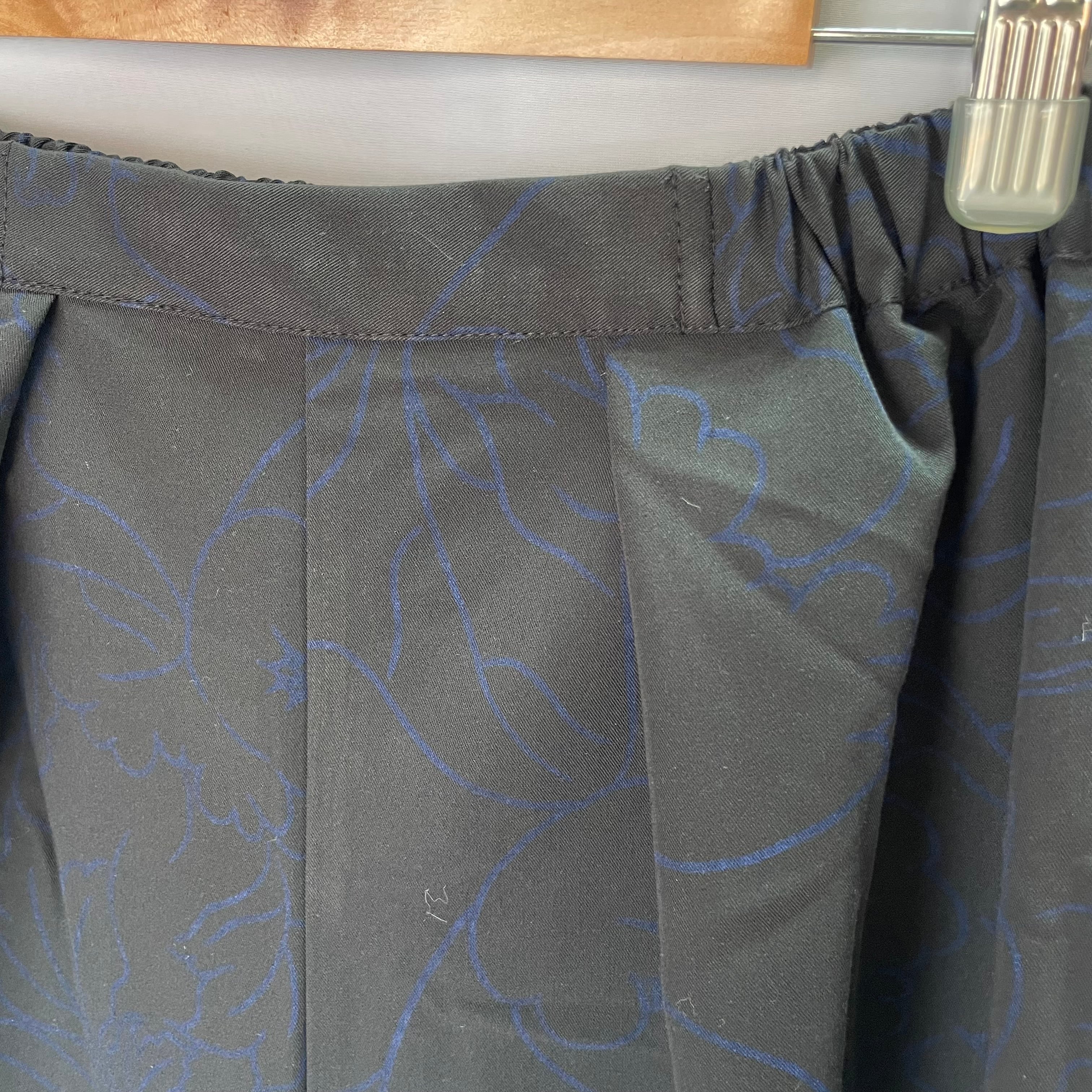 春ざれ八掛ワイドパンツ（ネイビー） | Asahiya‐きものと和のお店‐