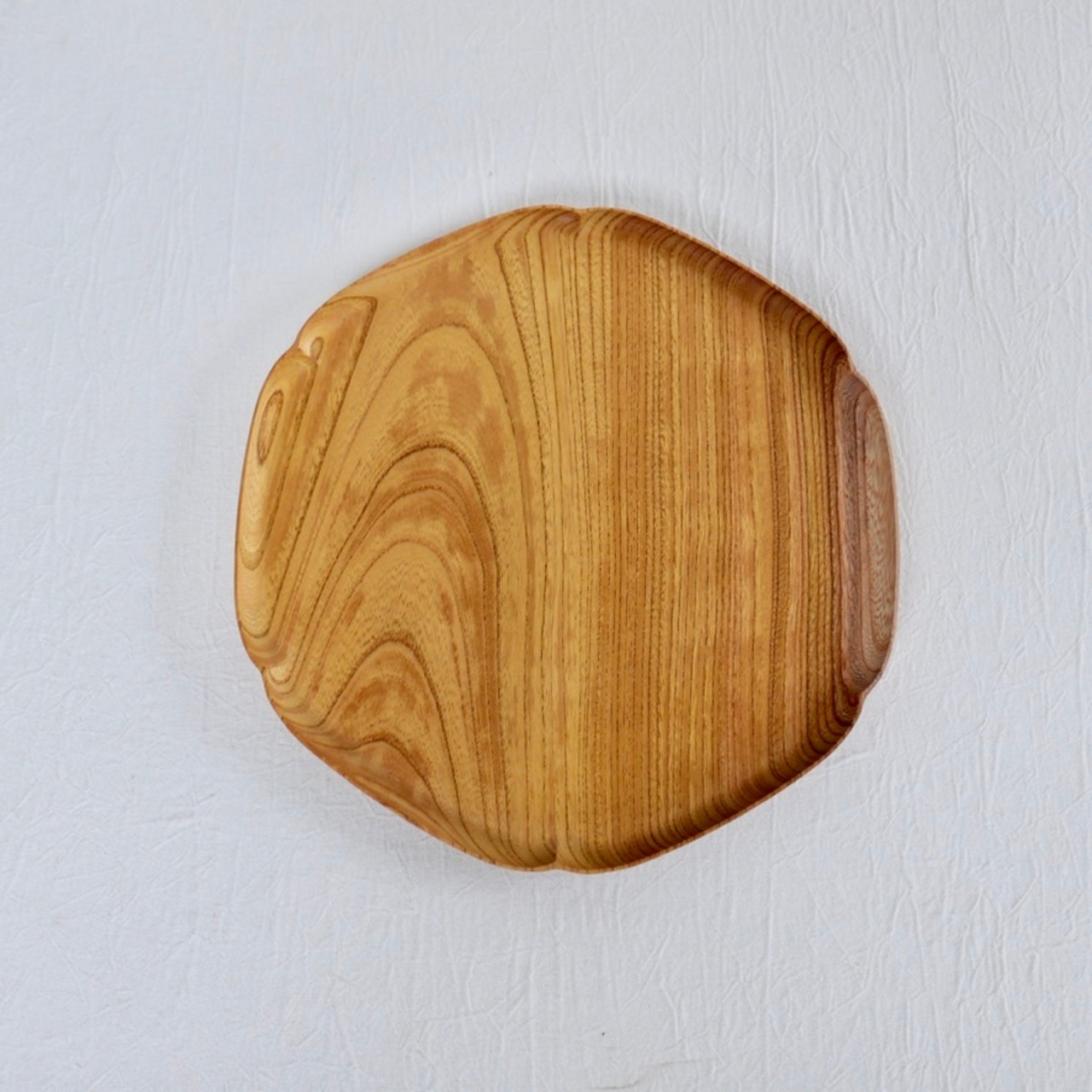 四十沢木材工芸 KITO 雪輪盆(ゆきわぼん)・大【写真の商品をお届けします】A-02