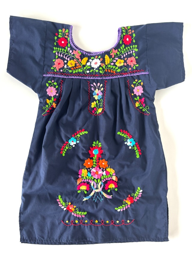 【3T相当・vintage】USA製 フローラル柄dress