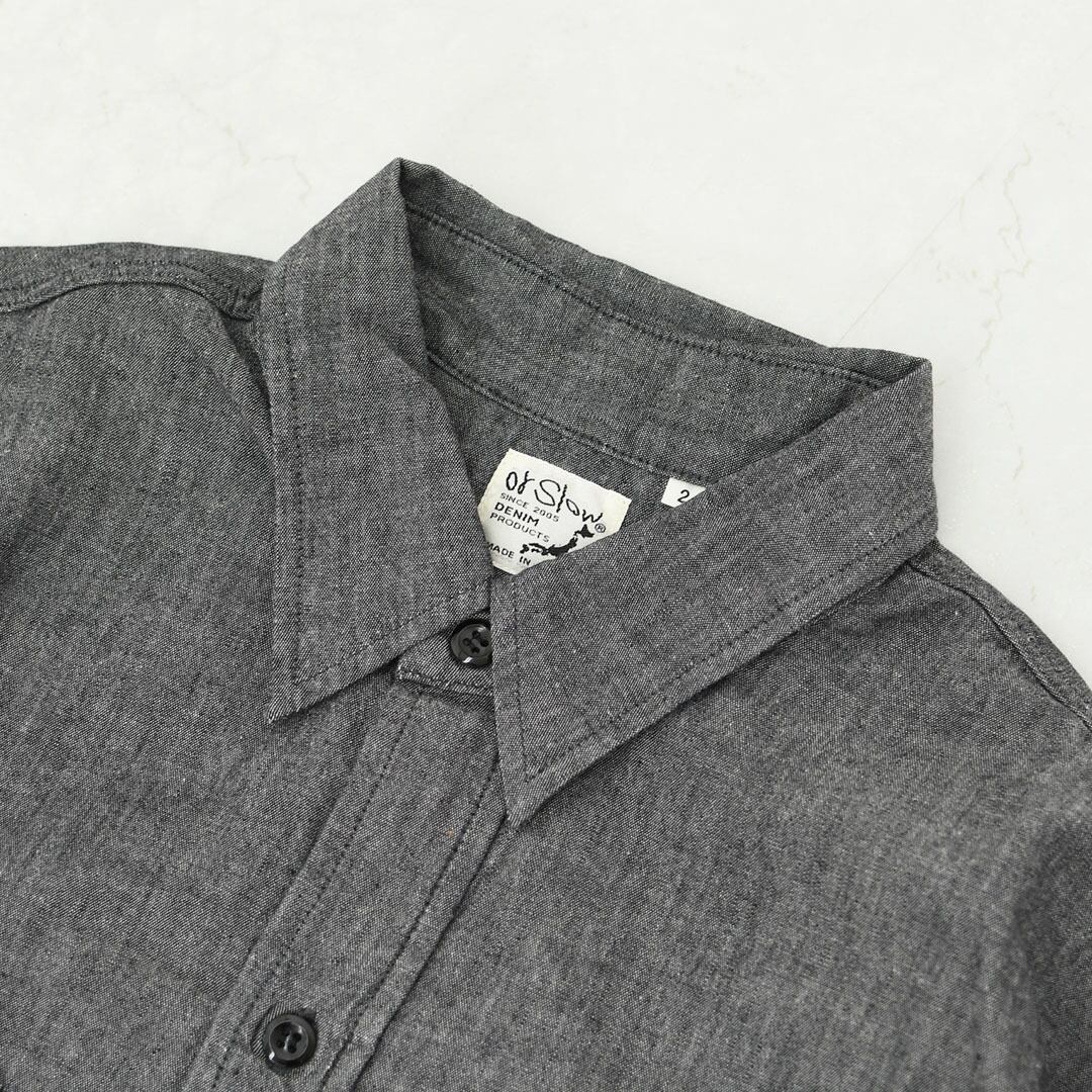 orslow [オアスロウ] BLACK CHAMBRAY WORK SHIRT [01-8064-61