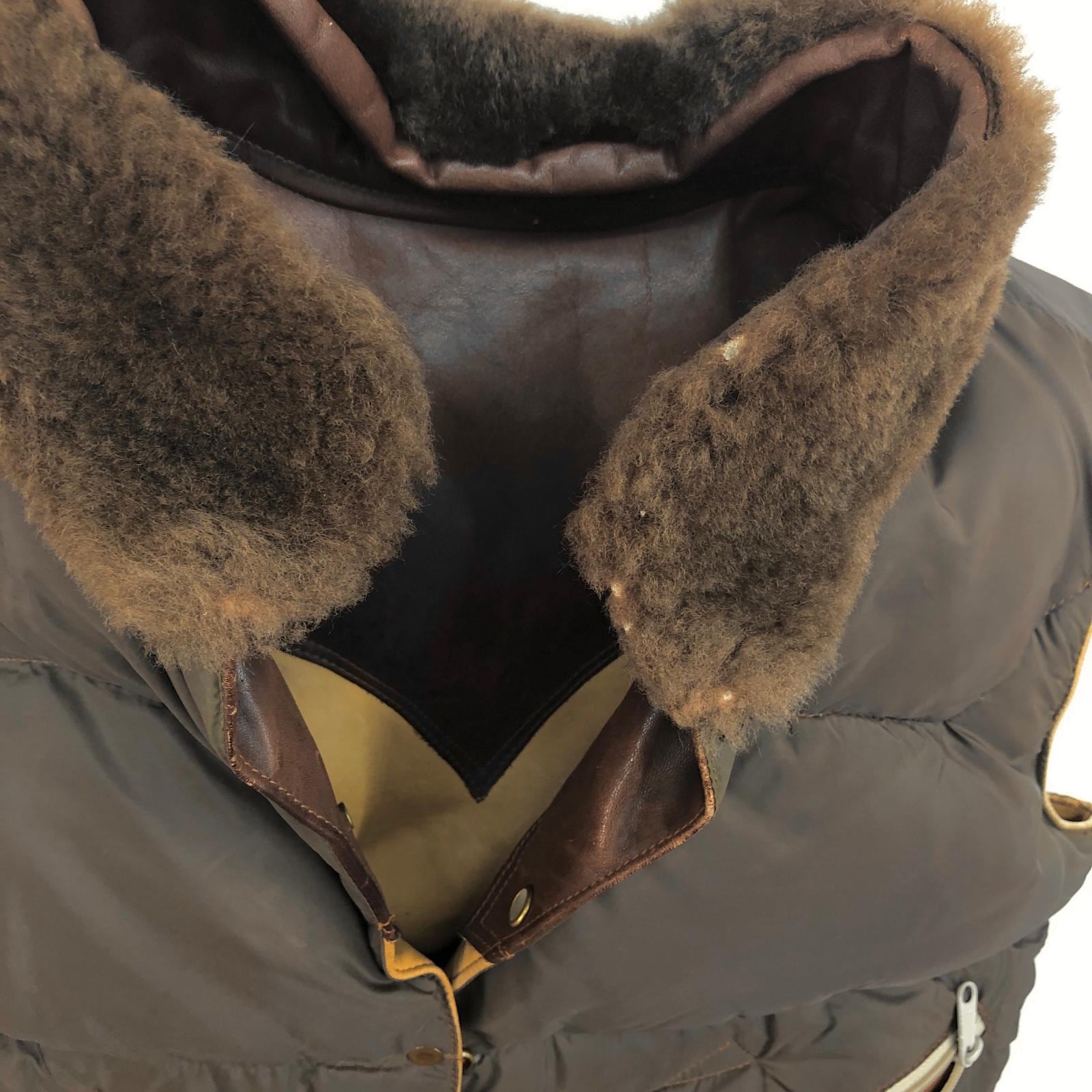 ROCKY MOUNTAIN ロッキーマウンテン 70年代 LDV LEATHER DOWN VEST