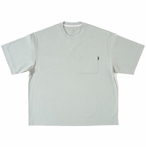 UNIVERSAL PRODUCTS. PIS NAME S/S T-SHIRT(MINT)(BROWN)