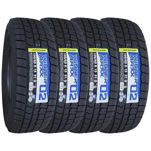 ダンロップ(DUNLOP) 155/70R13 75Q スタッドレスタイヤ WINTER MAXX 02