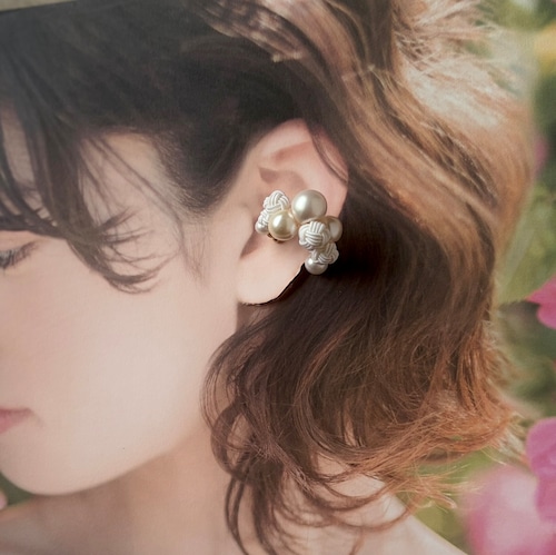 【数量限定・10/26発送】水引のイヤーカフ　Bubble