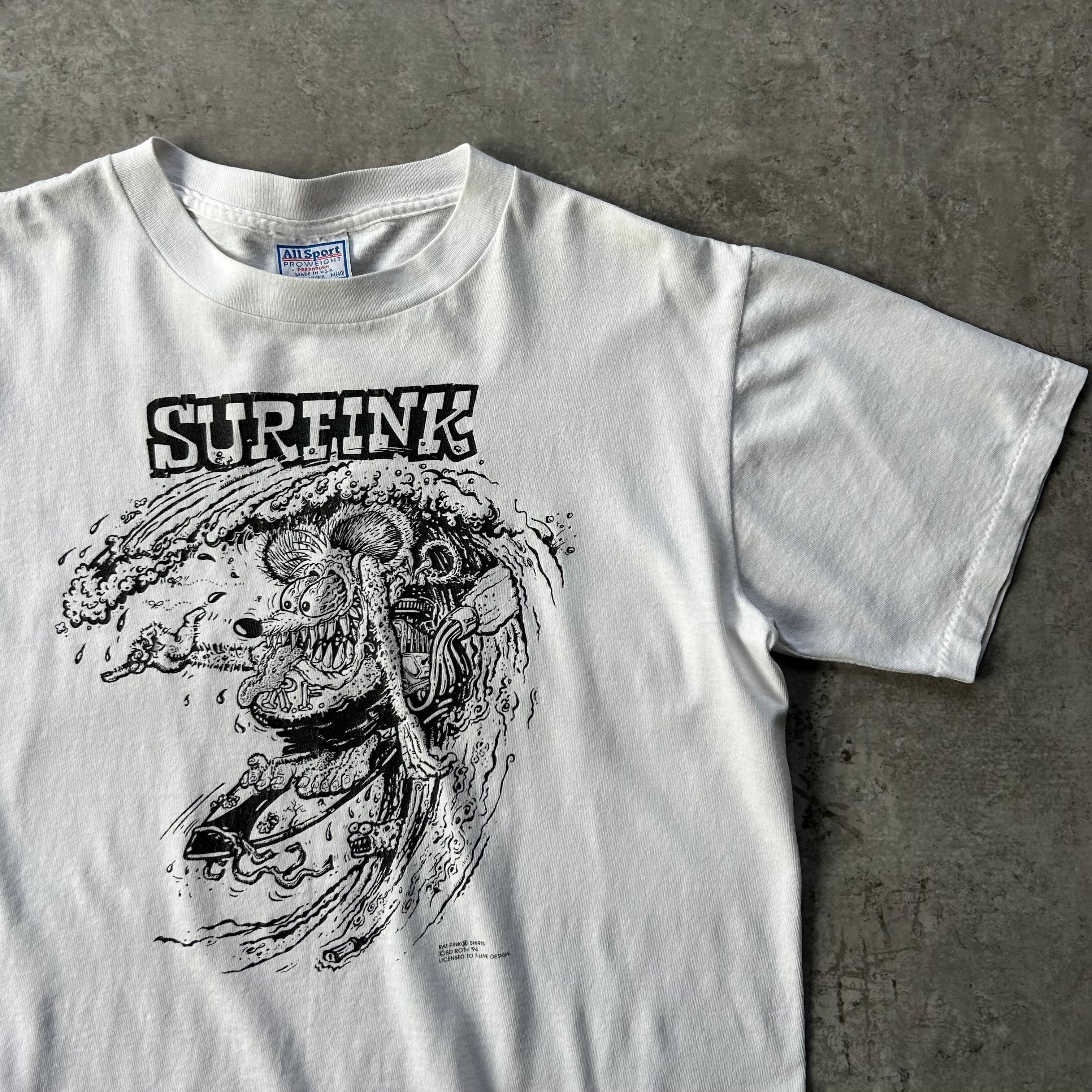 90s ratfink エドロス tシャツ 90s RAT FINK tシャツ USA製 ホワイト M エドロス | 東京準備室