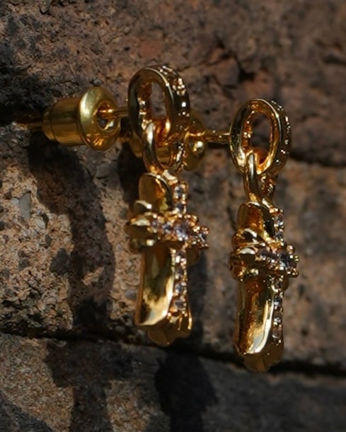 最高級】クロスチャームピアス【BB25037】 | BELINDA OFFICIAL