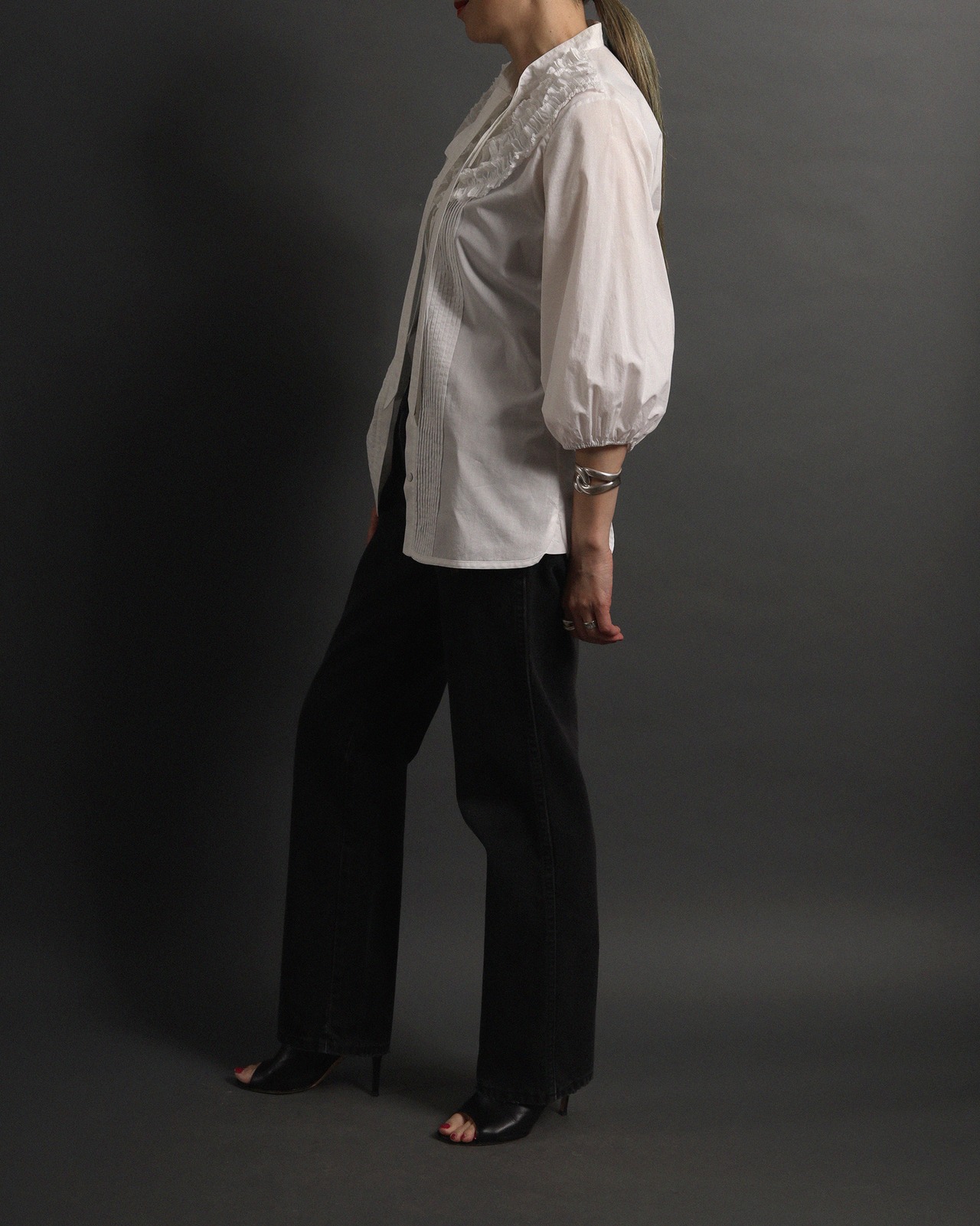 Fendi / Frilled Blouse