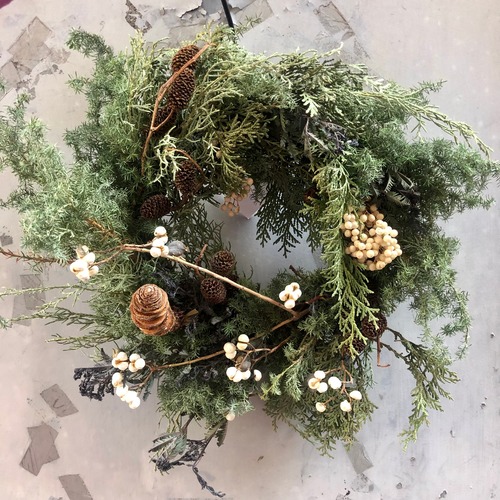 Winter wreath 南京ハゼ