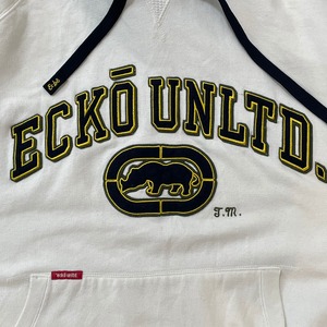 【Ecko Unltd】XXL ゆるだぼ オーバーサイズ B系 刺繍ロゴ プルオーバー パーカー アメリカ古着