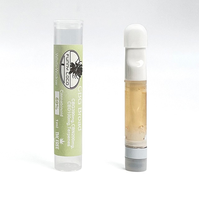 CBG Broad 69% White Widow 1ml カートリッジ