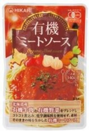有機ミートソース １４０ｇ　ヒカリ